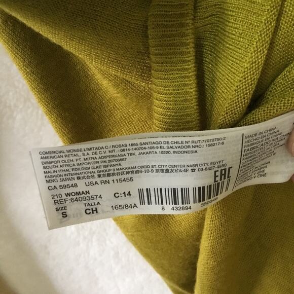 Mango MNG Olive-Green Sweater - Picture 8 of 16